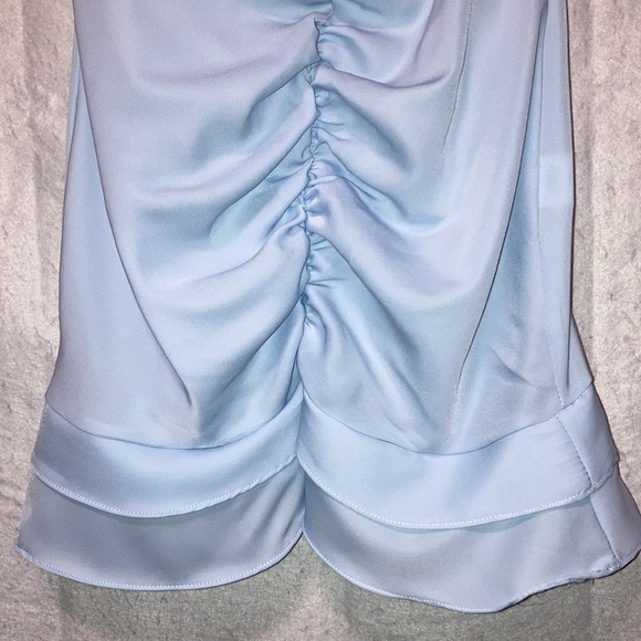 YesStyle Ruched Ruffle Dress Small - Picture 5 of 15